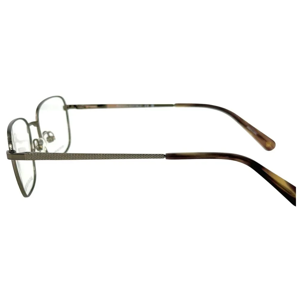 Banana Republic BR118 Mens Metal Eyeglass Frame 0TUI Light Brown 52-19 w Case